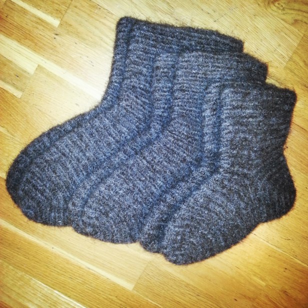 Tre par sokker i Brodéns sting / Three pairs of socks in Brodén´s stitch